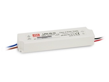 Водоустойчив блок MEANWELL - 12V / 1.50A / 18W Водоустойчив блок MEANWELL - 12V / 1.50A / 18W
